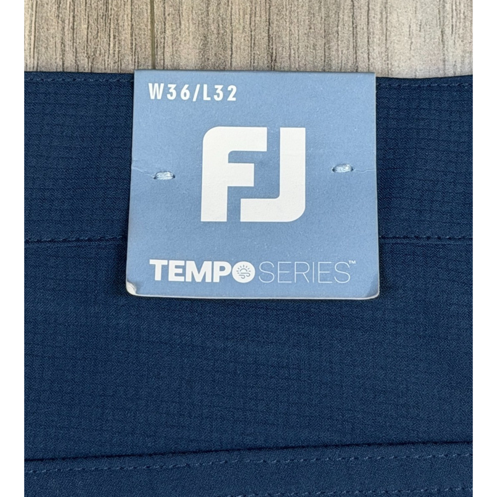 FootJoy FJ TempoSeries Lightweight Golf Pants Navy Stretch Mens 36x32 30306 NEW - Picture 7 of 9